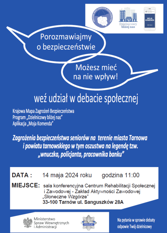 plakat tarnowskiej debaty