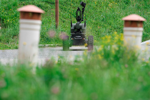 Robot saperski wykorzystany w trakcie działań
