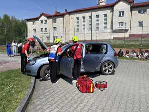 Symulacja przeprowadzona przez grupę pożarniczą
