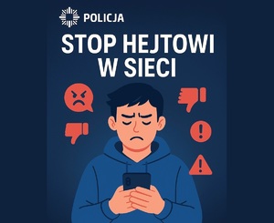Plakat Stop Hejtowi w Sieci
