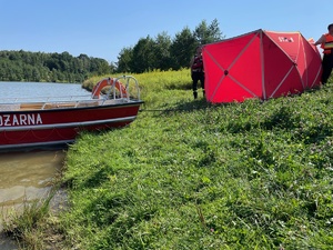 Zbiornik wodny w Skrzyszowie - miejsce oględzin