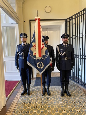 Ceremonia objęcia obowiązków Komendanta Miejskiego Policji w Tarnowie