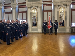 Ceremonia objęcia obowiązków Komendanta Miejskiego Policji w Tarnowie