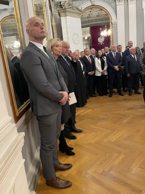 Ceremonia objęcia obowiązków Komendanta Miejskiego Policji w Tarnowie