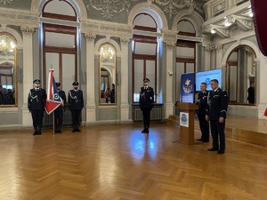 Ceremonia objęcia obowiązków Komendanta Miejskiego Policji w Tarnowie