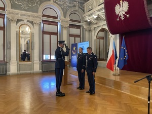 Ceremonia objęcia obowiązków Komendanta Miejskiego Policji w Tarnowie