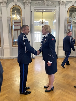 Ceremonia objęcia obowiązków Komendanta Miejskiego Policji w Tarnowie