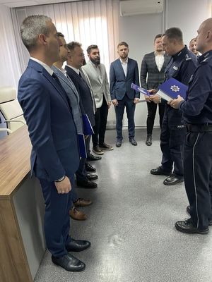 Gratulacje dla policjantów za ich osiągnięcia