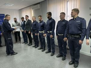 Gratulacje dla policjantów za ich osiągnięcia