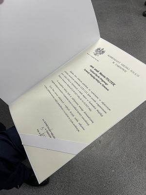 Gratulacje dla policjantów za ich osiągnięcia