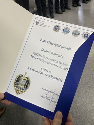 Gratulacje dla policjantów za ich osiągnięcia