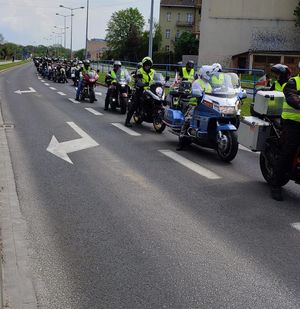 Przejazd motocyklistów ulicami Tarnowa