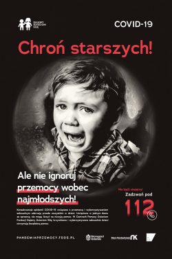 Plakat CoVid - Chroń Starszych