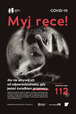 Plakat CoVid - Myj ręce