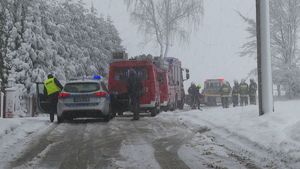 Służby na miejscu zdarzenia drogowego